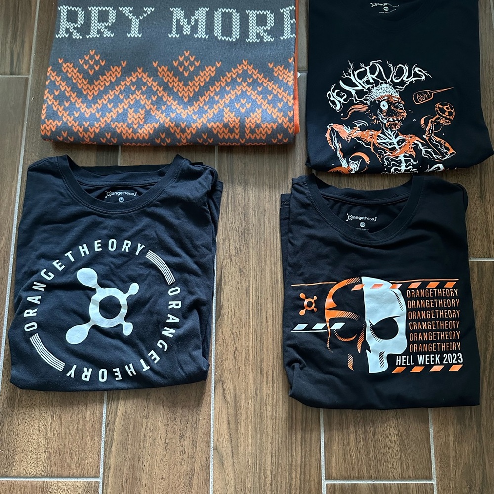 Orangetheory Black and Orange T-Shirt Collection